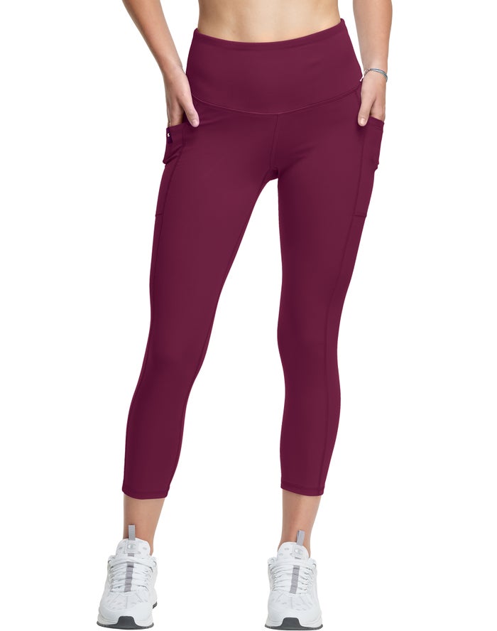 Champion Absolute 3/4 Pocket Legging Dames - DonkerPaars - Belgie 3679AUIBZ